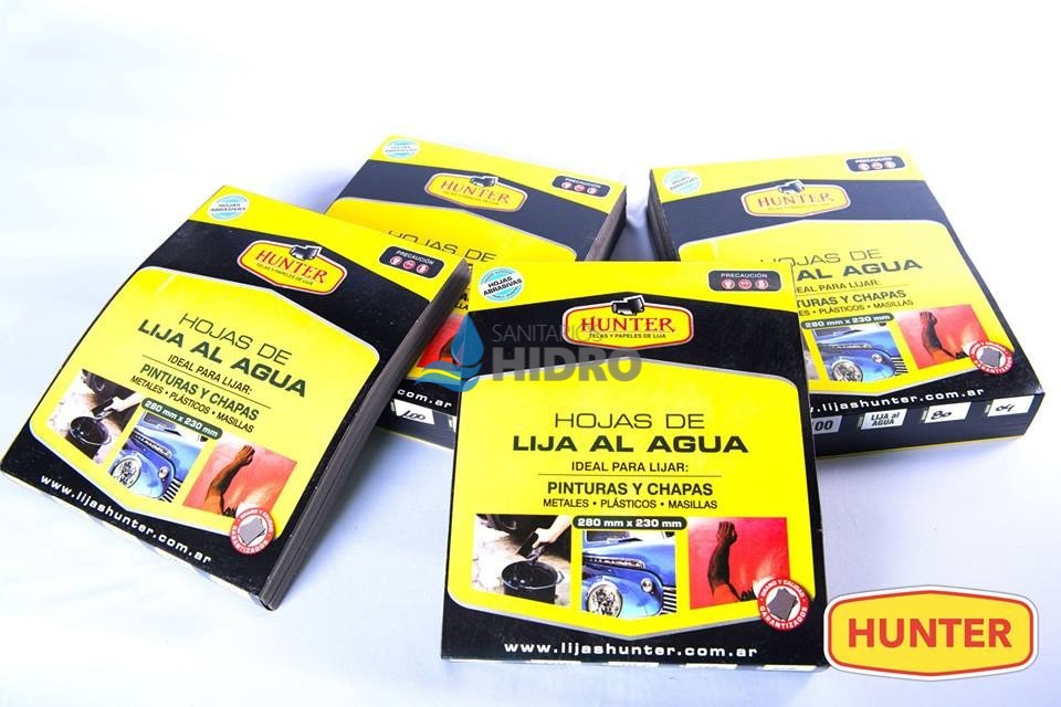 LIJA AL AGUA HUNTER 100 G23X28(25U)