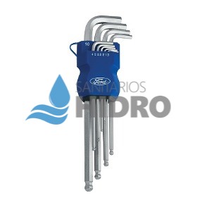 LLAVE ALLEN 9PZS LARGA MILIM. FORD