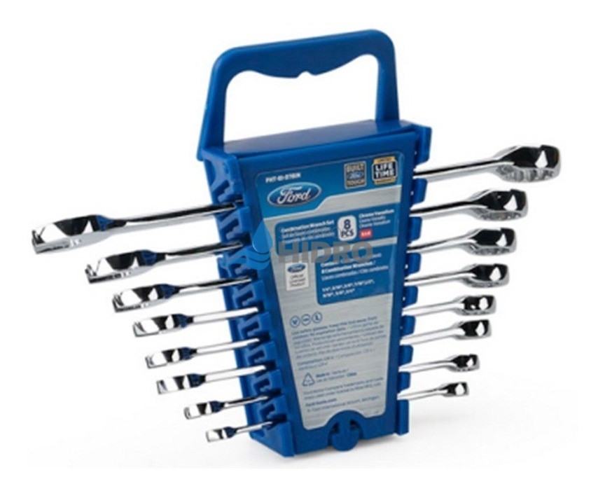 LLAVE COMBINADA 8PZS  PULG. FORD