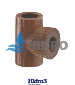TEE H3 RED. 1"X1/2"X1" FUSION