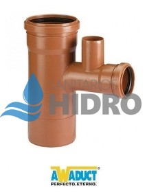 RAMAL AWADUCT 110X110 A 87°SIMP-VEN