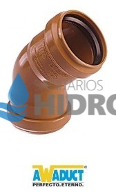 CODO AWADUCT 110 A 45° H-H COMP